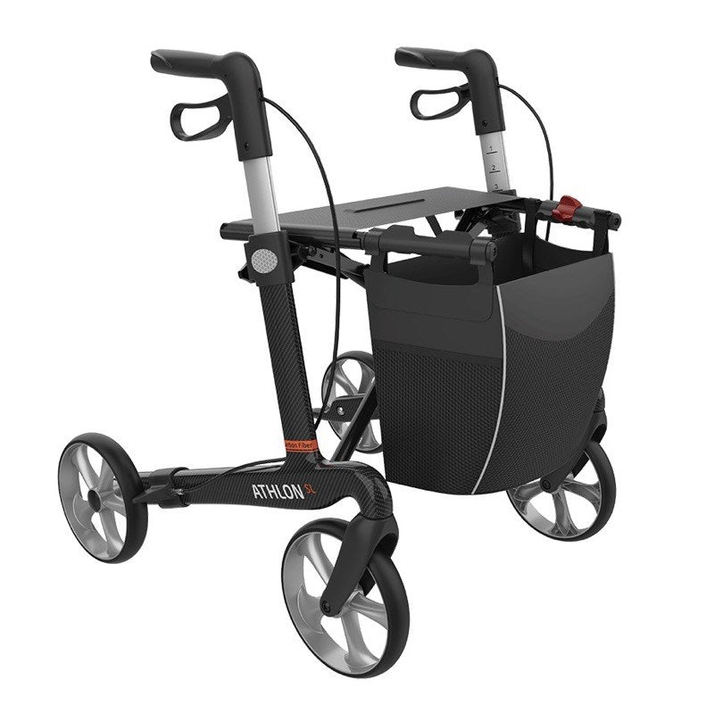 Server Carbon Fibre Rollator - Black